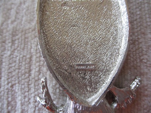 Vintage Park Lane Owl 3.25" Pendant Silvertone - Picture 3 of 8