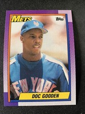 1990 Topps Baseball Card #510 Doc Gooden New York Mets NMMT Free Shipping!