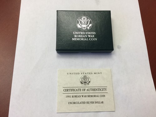 1990 Korean War Commemorative uncirculated