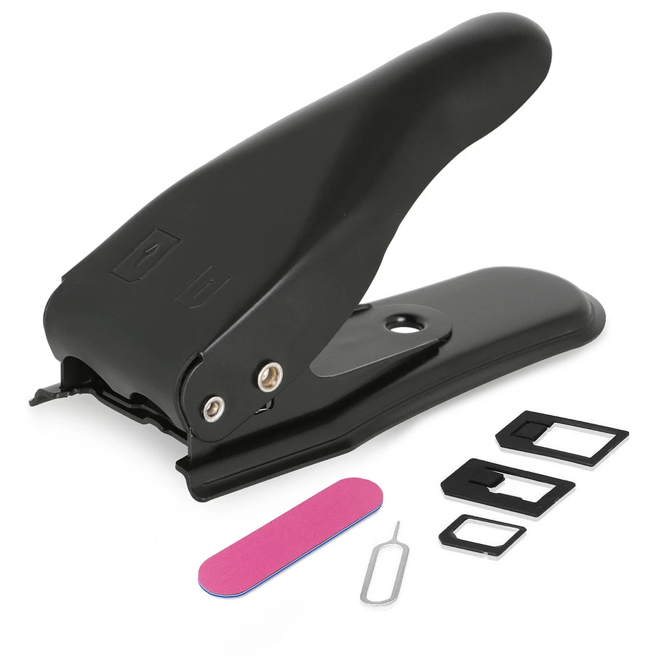 4in1 SIM Karten Stanze Cutter Schneider, Adapter Set Nano + Micro + Mini + Nadel - Bild 1 von 4