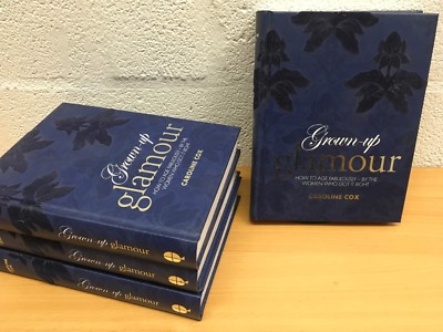 GROWN-UP GLAMOUR BY CAROLINE COX HARDBACK BOOK 