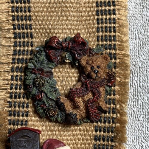 Lotto Vintage: Boyds Bears Christmas Bearwear Pupazzo di Neve "Let It Snow" Spilla/Spilla&friends - Foto 3 di 9