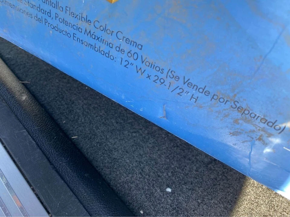 "Lámpara de mesa Hampton Bay bronce NUEVA 29,5"" alto modelo 425 453 nueva" Foto 4 de 4