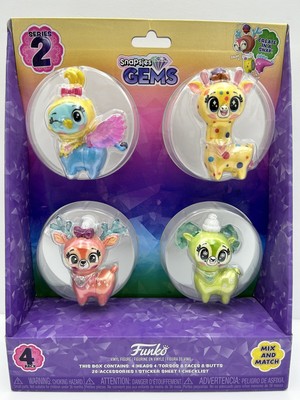 Funko Series 2 Snapsies Gems 4 Animals 2 Moods 5 Styles Create In A Snap 4 Pack