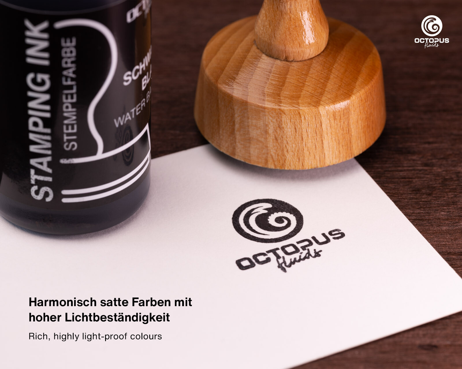 250ml Stempelfarbe, Stempeltinte für Stempelkissen, Nachfülltinte Farbe Schwarz