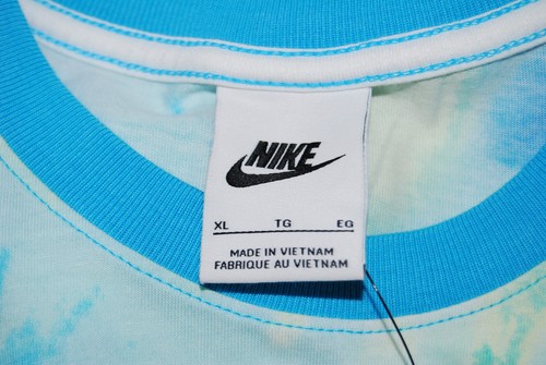 NWT Nike Big Girl's Blue Tie Dye Short-Sleeve T-Shirt Dress sz L XL - Picture 13 of 14