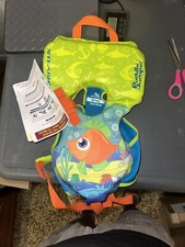 Stearns, Puddle Jumper, Infant Life Jacket Vest, Orange Fish, Brand New