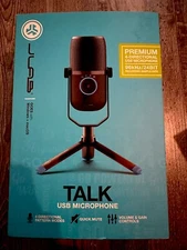JLab TALK Professional Plug & Play USB Microphone 96kHz/24BIT 4  Directional