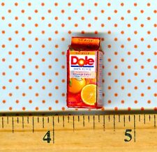 Dollhouse Miniature Orange Juice Carton #1112 Dollhouse Miniature Orange Juice Carton #1112
