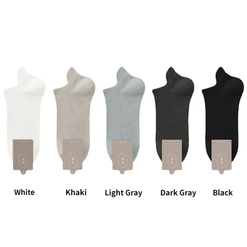5Pairs High Quality 96% Cotton Men Socks Breathable Mesh Summer Anti-bacterial - Picture 22 of 35