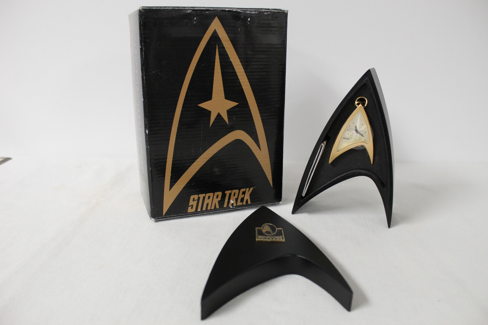 1996 Star Wars Federation Issue Movie TV Gold LI-1435 Fossil Pocket Watch Sci-Fi