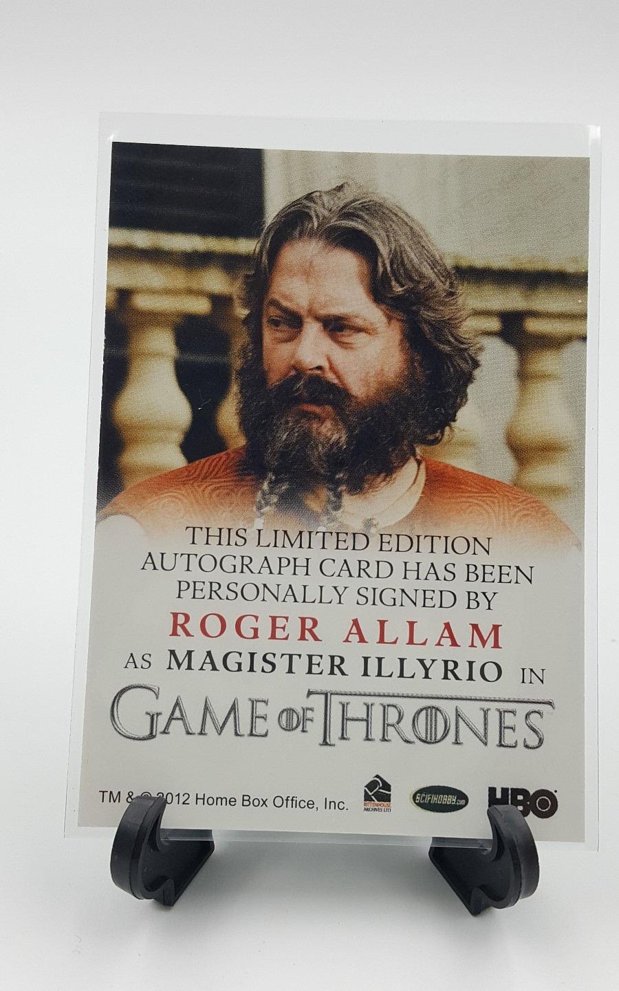 Game Of Thrones Season 7 Roger Allam Magister Illyrio Autograph HBO | eBay
