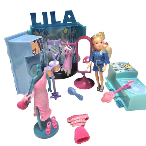 Polly Tasche Bühne und Ankleidezimmer Set ~ Puppe mit Zubehör