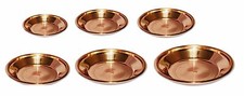 Pure Copper Pooja Thali Plate Pooja Temple Home Hotel Restaurant Tarbhana 7 size