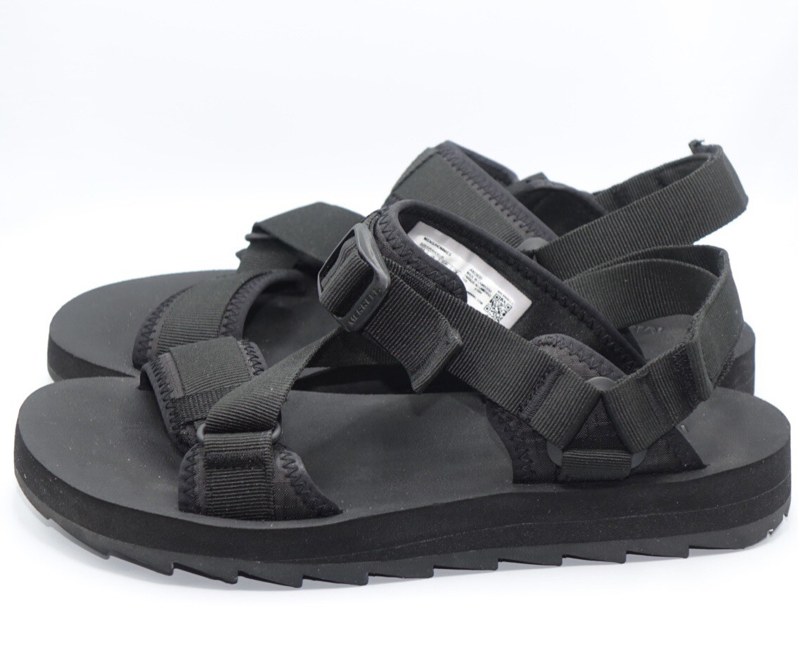 Sandali da uomo neri con cinturino Merrell Alpine taglia 11