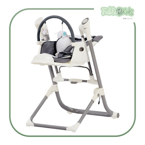 FableKids 2in1 seggiolone a dondolo NOA 6-36 mesi , pieghevole, sensore a forbic - Foto 18 di 19