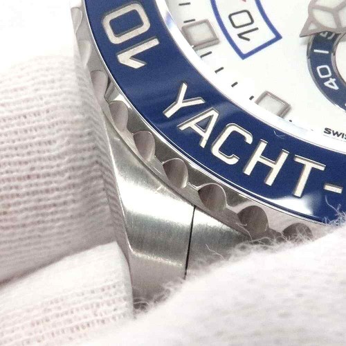ROLEX Yacht-MasterII 44mm Stainless Steel White Dial 116680 - Picture 6 of 14