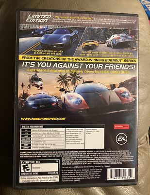 Need For Speed Hot Pursuit Limited PC Edition DVD-ROM Game
