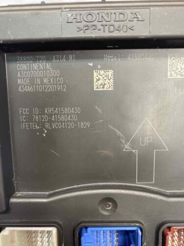 Honda Civic body control 2022 to 2023 bcm module unit sedan assy OEM 38800T20A31 - Picture 3 of 10