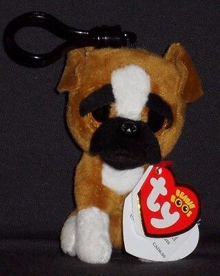 TY BEANIE BOOS - BRUTUS the DOG KEY CLIP - MINT with MINT TAG 8421366361 | eBay