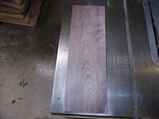 1 PC WALNUT CHARCUTERIE BOARD KILN DRIED LUMBER LOT 1309V 22 1/2"X 7 1/4"X 3/4"