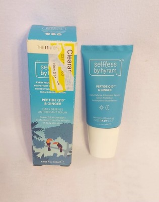 Selfless by Hyram Peptide Q10 & Ginger Daily Defence Antioxidant Serum 1 oz
