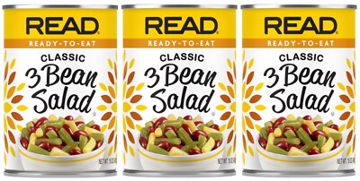 Read 3 Bean Salad Ready to Eat, 15 Ounce (3 Cans) Premade Serve