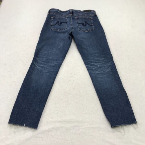 AG Adriano Goldschmied Jeans Womens 29 R Prima Ankle Raw Hem AG-ED Denim - Picture 9 of 20