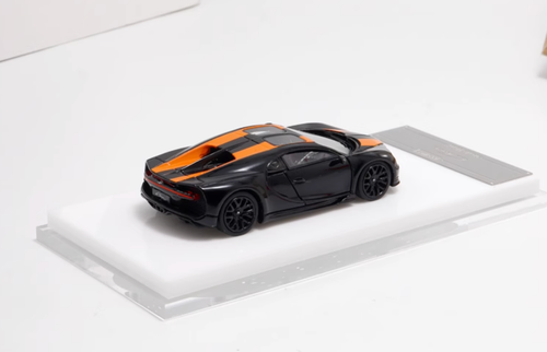 ED Scalemini 1:64 Black Chiron Racing Sports Model Diecast Resin Car - Picture 5 of 6