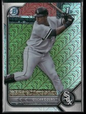 Oscar Colas 2022 Bowman Chrome #BCP-152 1st Prospects Mojo Refractor White Sox