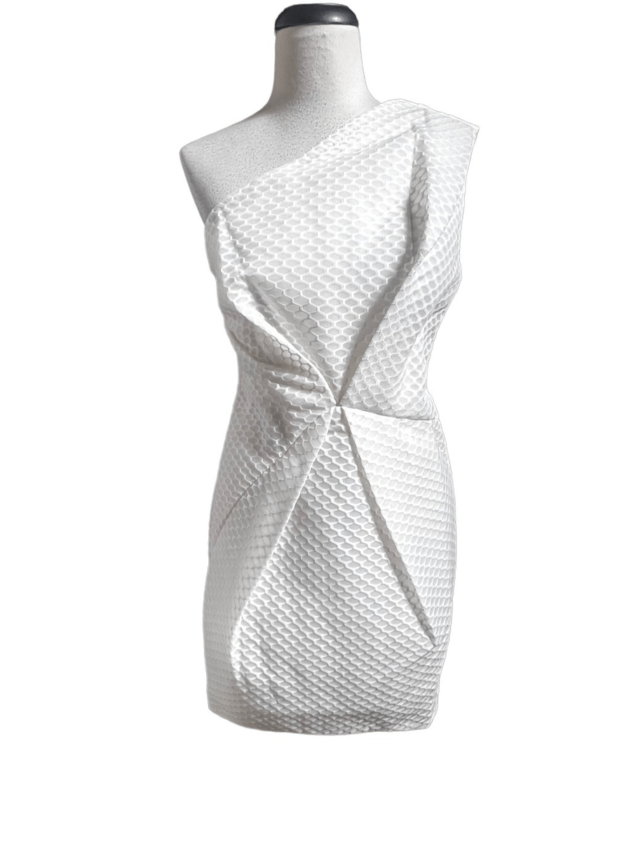 asilio asymmetric mini dress Revolve Asilio Queen B NWT One Sleeve Dress White size M Sold Out Online