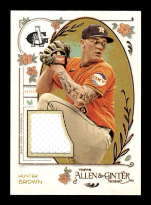 2024 Topps Allen & Ginter #AGR-HB Hunter Brown A&G Relics Full Size A