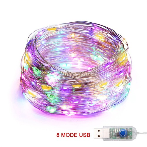 8 Mode 1-10m USB LED Fairy Festoon String Lights Garlands Lamp for Home Decor - Picture 14 of 14