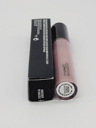 MAC Dazzleglass Lip Gloss DRESSED TO DAZZLED Pearl Pink.NIB 1.92gm RETIRED - Picture 5 of 6