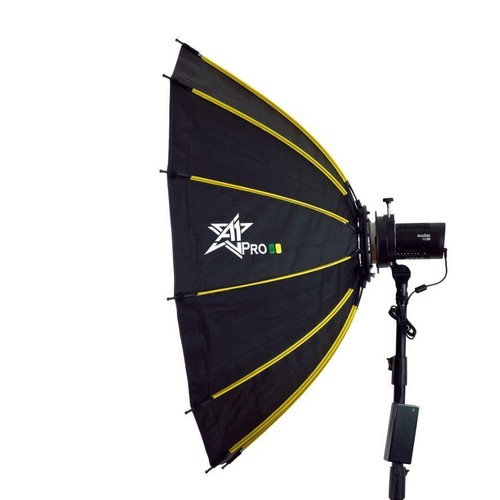A1Pro 12K Round Shape Quick Open 105cm SoftBox with Grid & Bag (Bowens) - Picture 2 of 8