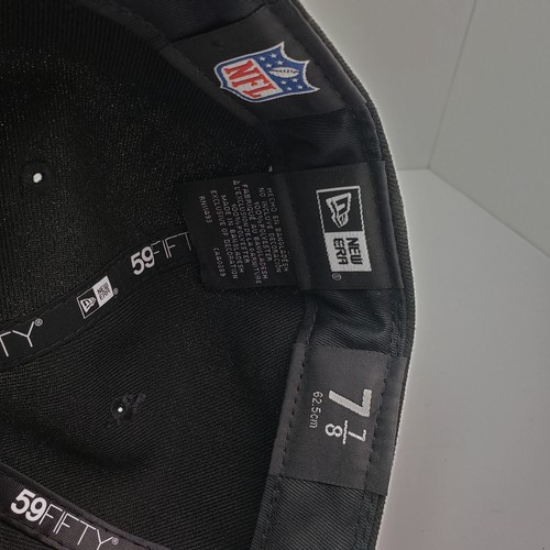 New Era 59FIFTY NFL On Field San Francisco 49ers Mens Sz 7 7/8 Black Fitted Hat - Picture 8 of 8