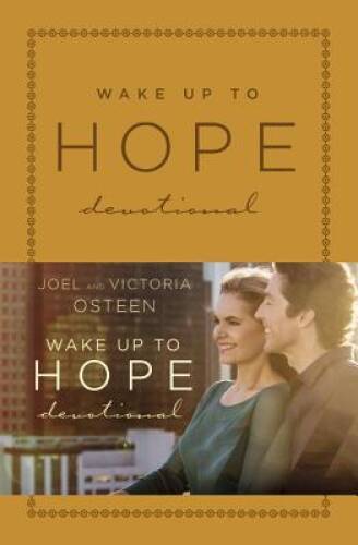 Wake Up to Hope Devotional Leather Bound by Joel Osteen Very Good-image