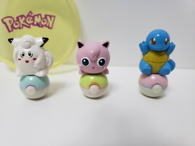 激レア1997年製ポケモンローラースタンプTOMY/値段未定 Vintage 1997 Nintendo Pokemon Stamp Rollers Set Of Three Made By