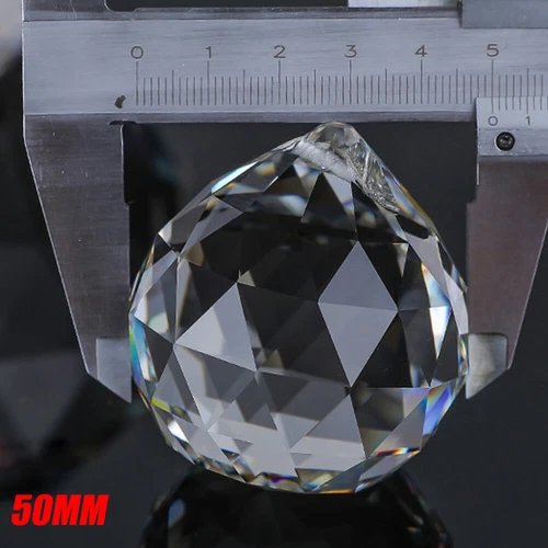DIY 20-50MM Feng Shui Hanging Crystal Ball Prism Faceted Chandelier Lamp Pendant - Picture 15 of 15