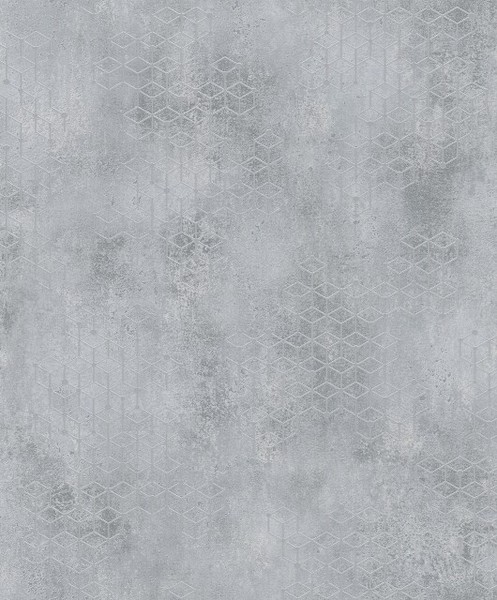 Tapete Vlies WüRfel Putz Dunkelgrau Glanz Novamur Hailey 82242 (3,49€/1Qm)-image