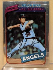 1999 Topps Commemorative Reprint FINEST CHROME #13 Nolan Ryan 1980 RARE PARALLEL