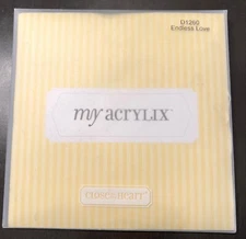 My Acrylix D1260 Endless Love Stamp Set For Scrapbooking & Crafting
