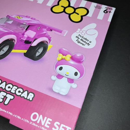 Hello Kitty My Melody - Racecar 121 Piece Build Set w/ FIGURE - New! - Picture 4 of 10