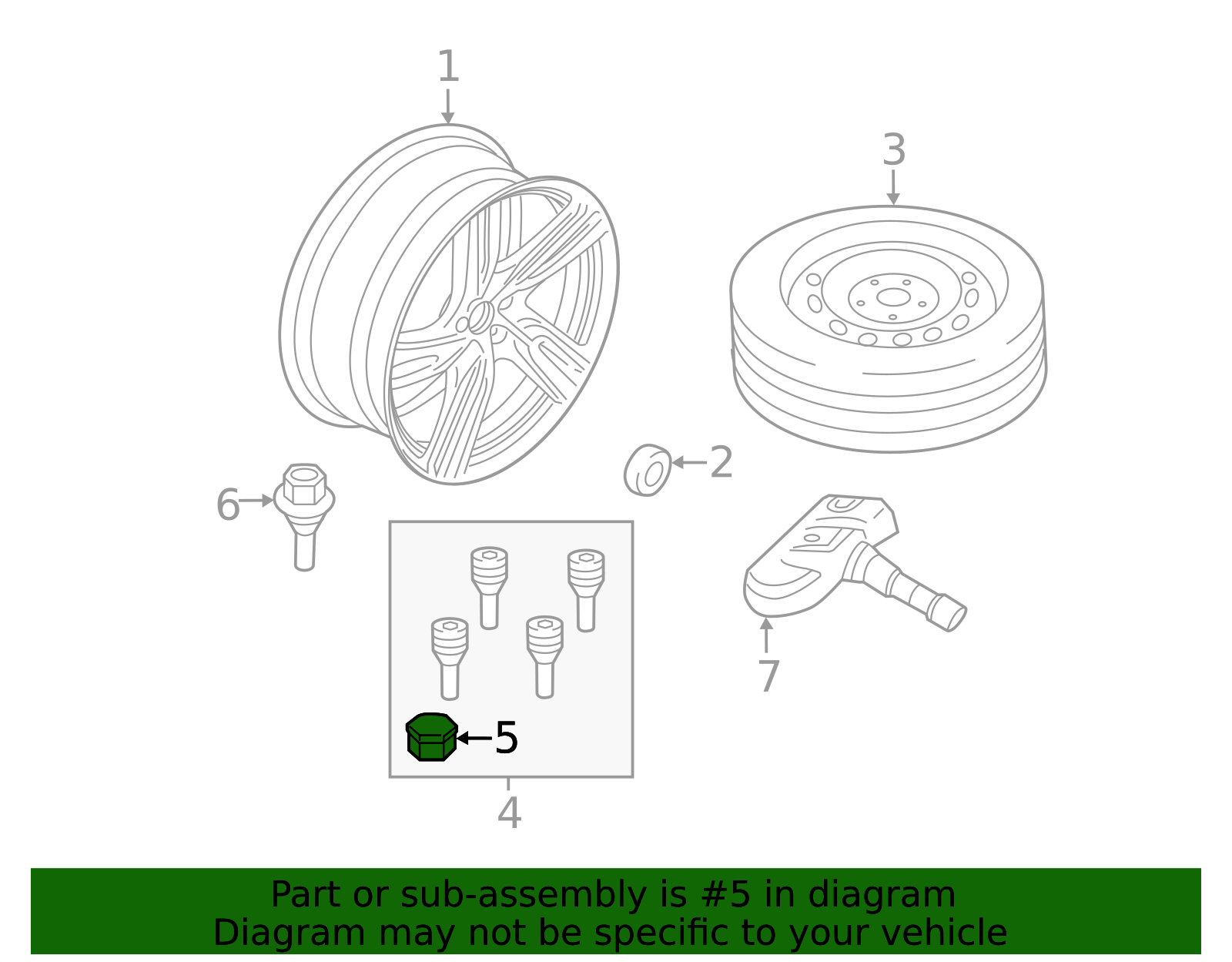 Pack of 20 Genuine Volvo Wheel Nut Bolt Caps S60 S80 S90 XC60 XC90 XC40