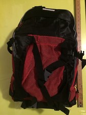 Mochila escolar West Ward para adultos, adolescentes niñas y niños - diseño rojo