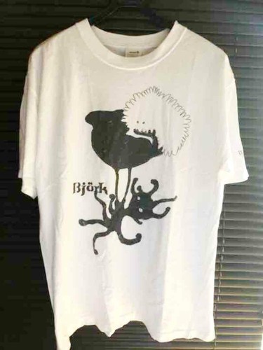Rare Bjork Vintage Best Edition White T Shirt