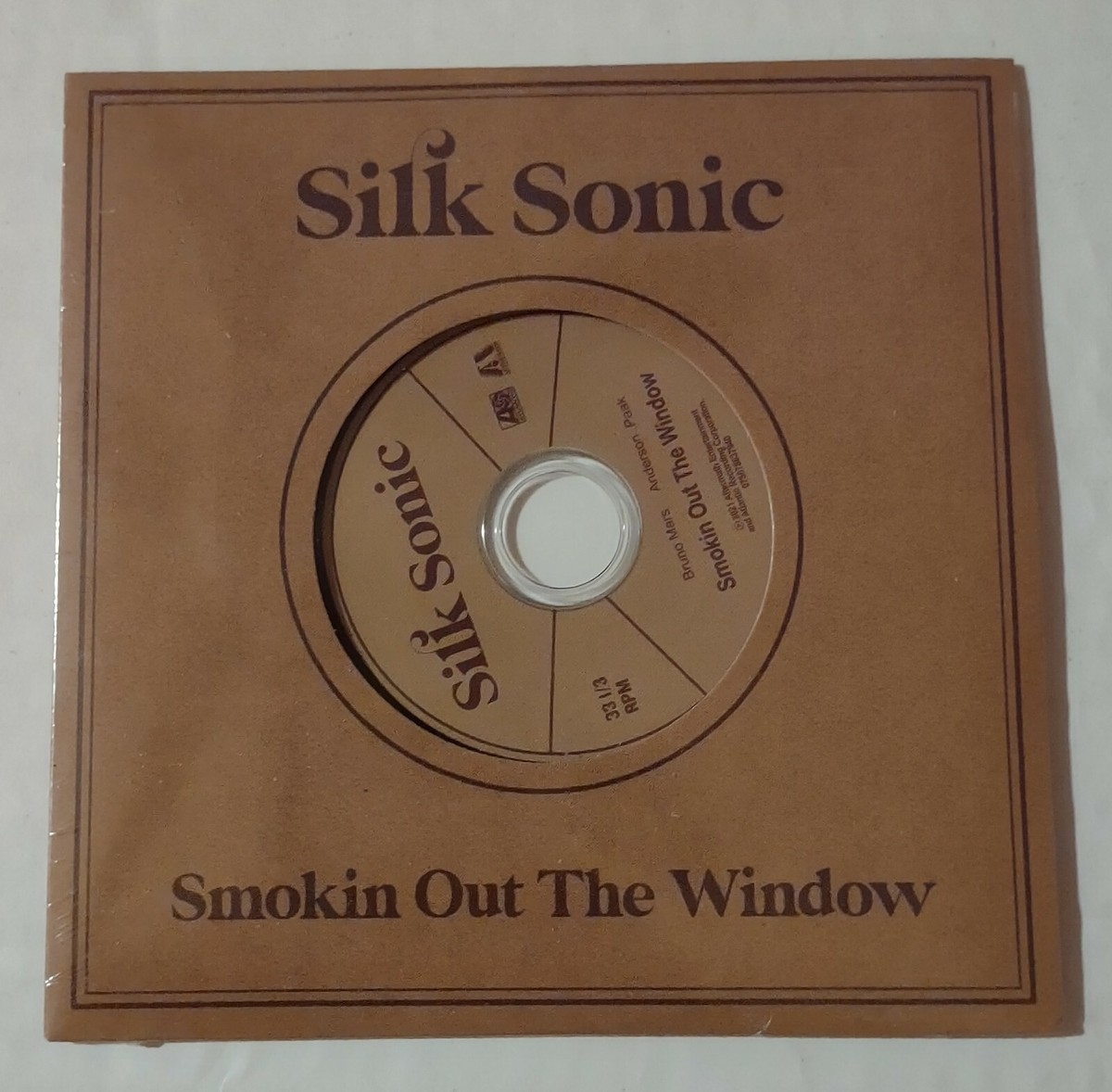 silk sonic smokin out the window 7インチ SILK SONIC SMOKIN OUT THE WINDOW CD SINGLE BRUNO MARS**sealed