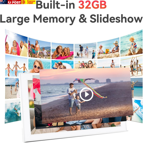 Frameo 15.6 Inch Large Digital Photo Frame 32GB Storage Space 1920X1080P FHD IPS - Picture 4 of 7