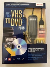 Roxio Easy VHS to DVD 3 Plus - VHS to DVD Converter New  Sealed Transfer Videos