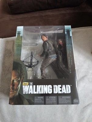 Daryl Dixon Deluxe Action Figure The Walking Dead TV Horror 25 cm Figur...